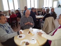 Kahvitarjoilu toimii. Kuva JH