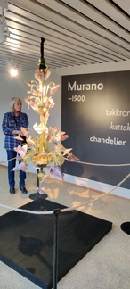 Italialainen kattokruunu vanhemmassa museossa