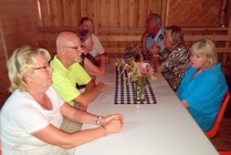 Olemme Kiskon Orijärvellä. Kiskon eläkkeensaajien kutsumana 12.8.2015. Kuva JH