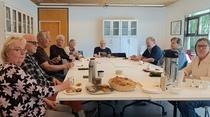 27.5. Gun-Lis, Erkki, Kari, Jukka, Ritva, Jaakko, Antti, Seija ja Hilkka. Kuva Maarit